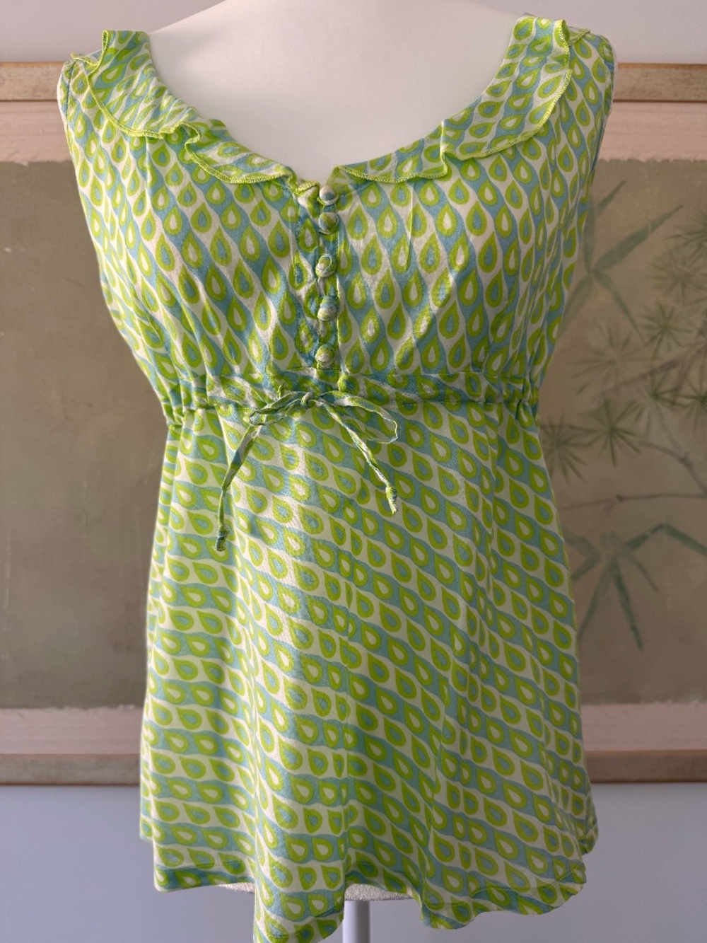 Allegra Hicks Cotton Voile Sleevelss top